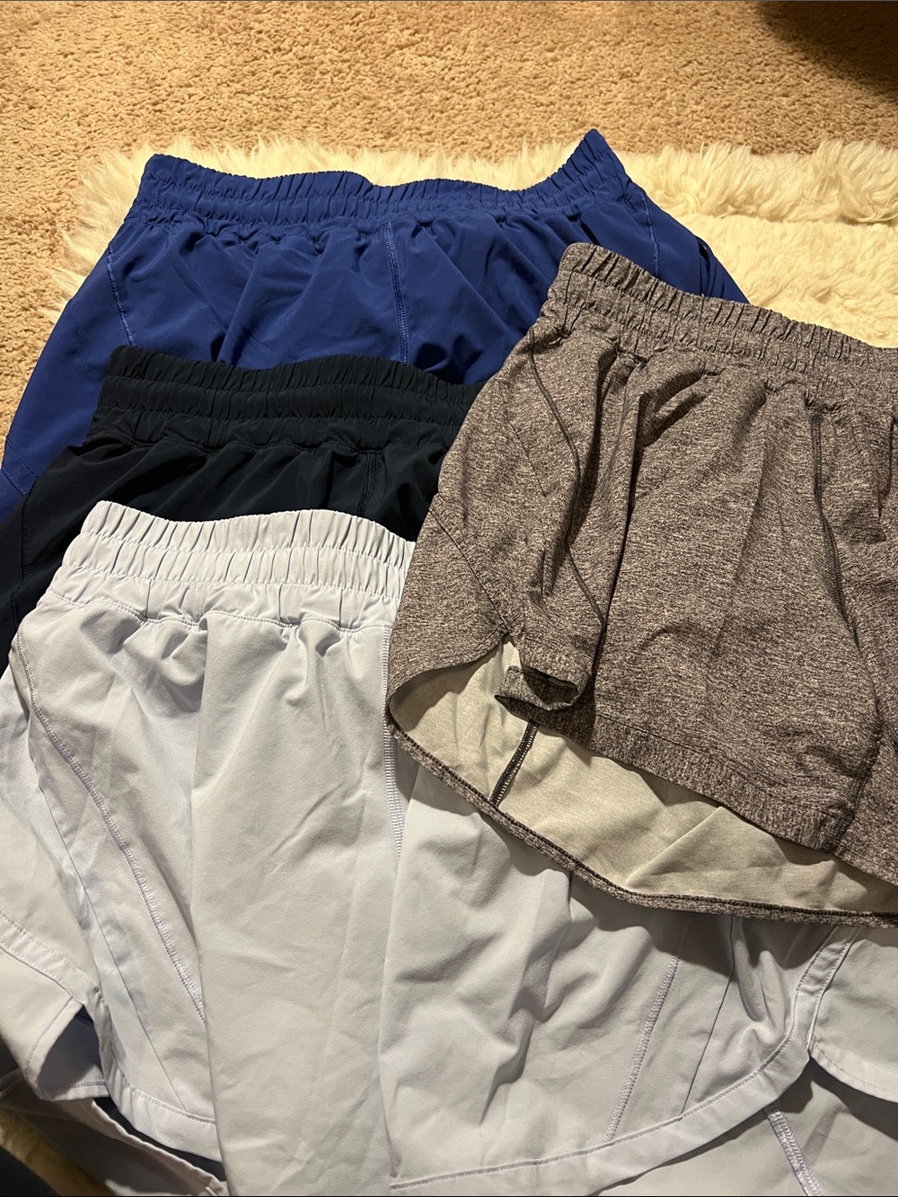 Lululemon Track That Short *5" x4. Colors below
